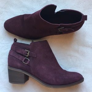 Suede Booties